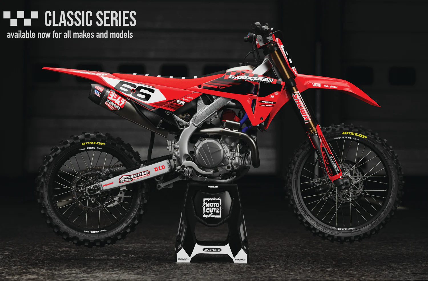 Pro-Grade Custom Moto Graphics